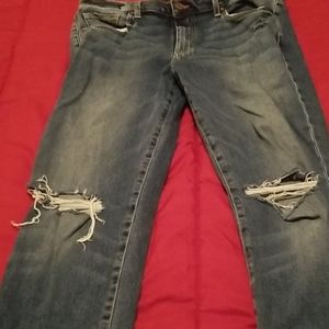 Joe's Jeans holes by design